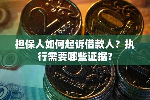 济南担保人如何起诉借款人？执行需要哪些证据？