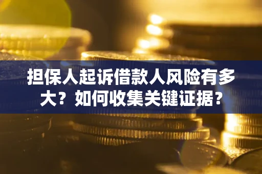 济南担保人起诉借款人风险有多大？如何收集关键证据？