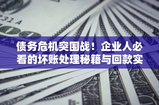 济南债务危机突围战！企业人必看的坏账处理秘籍与回款实战指南