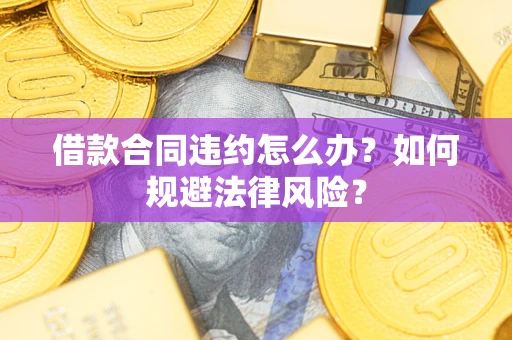 济南借款合同违约怎么办？如何规避法律风险？